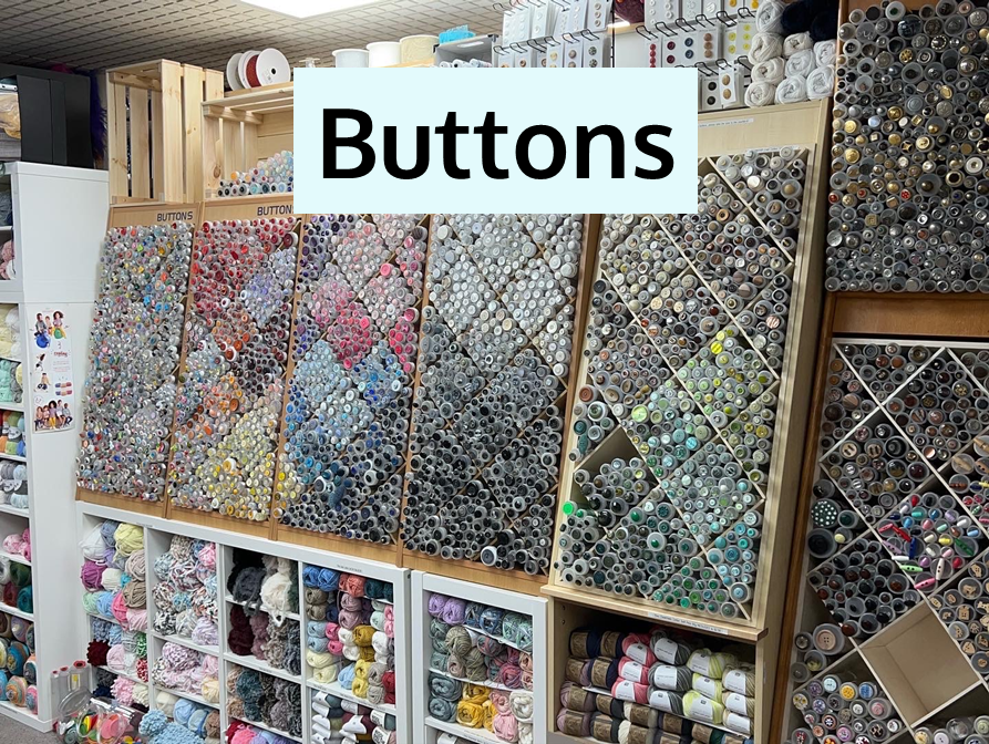 Colourful buttons for individual sale