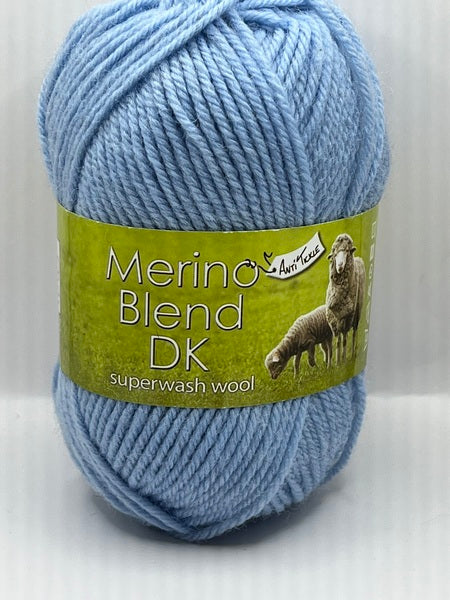 King Cole Merino Blend DK Yarn 50g - Pale Blue 1531