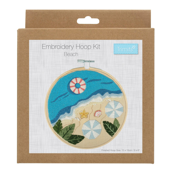 Trimits Embroidery Hoop Kit Beach - TCK048