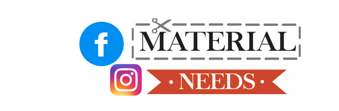Material Needs Is On Facebook and Instagram
