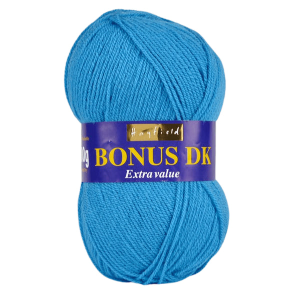 Hayfield Bonus DK Yarn 100g - Neon Blue 0553