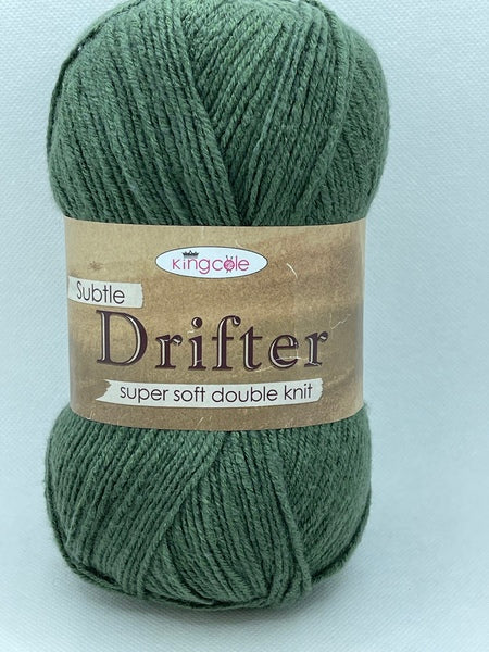 King Cole Subtle Drifter DK Yarn 100g - Conifer 4396