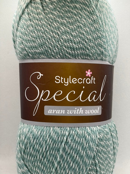 Stylecraft Special Aran With Wool Yarn 400g - Sage Marl 7048 - BoS