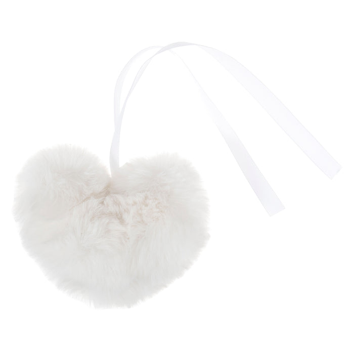 Trimits Heart Faux Fur Pom Pom 9cm - TTPOMH/09