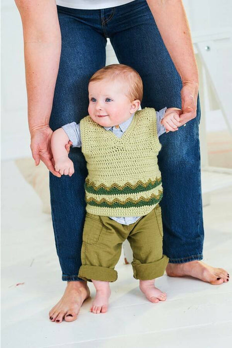 Crochet Pattern Baby Tank Tops in Bambino DK 10236