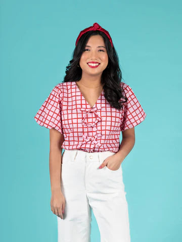 Tilly and The Buttons Printed Paper Pattern Nell Blouse & Dress 1045