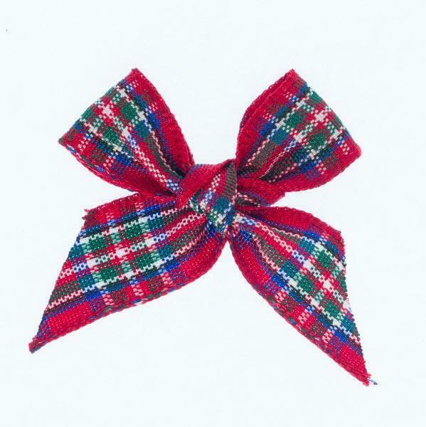 Habico Signature Tartan Ribbon Bows Pk of 10  - HR39949/10