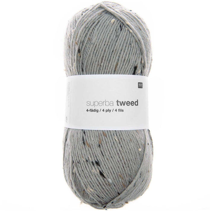 Rico Design Superba Tweed 4 Ply Sock Yarn 100g - All Shades