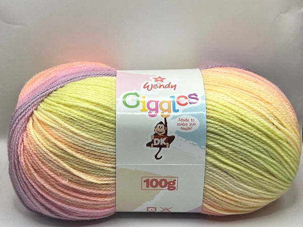 Wendy Giggles DK Baby Yarn 100g - WG02