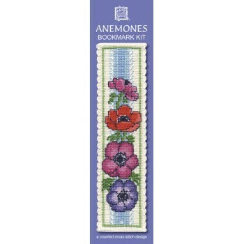 Textile Heritage Anemones Bookmark Kit - BKAN