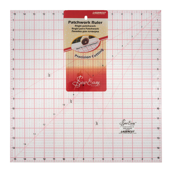 Sew Easy Quilting Template Patchwork Ruler 15.5in - NL4179