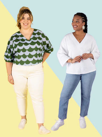 Tilly and The Buttons Printed Paper Pattern Samara Top 1049
