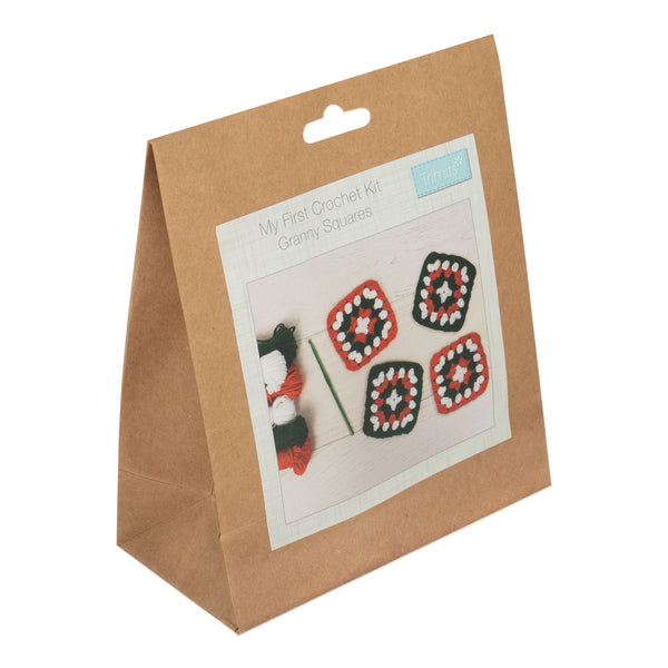 Trimits My First Crochet Kit Crochet Granny Squares - GCK215