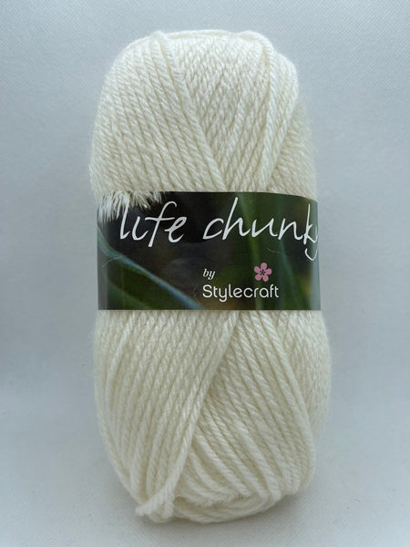 Stylecraft Life Chunky Yarn 100g - Cream 2305 (Discontinued)