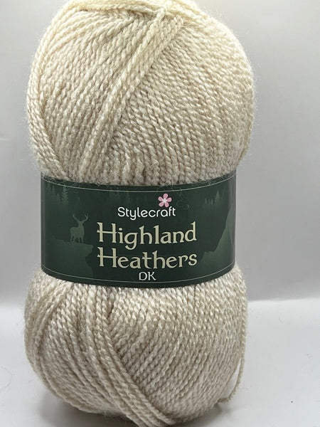 Stylecraft Highland Heathers DK Yarn 100g - Brose 7230