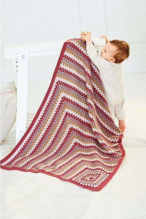 Crochet Pattern Baby Sweater, Top and Blanket in Styllecraft Bambino DK 10237