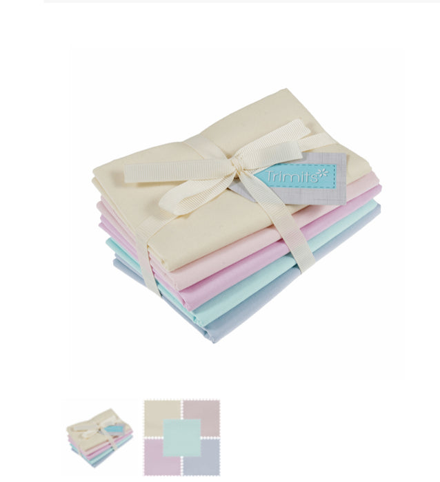 Trimits Fat Quarter Pack (5) - Pastel GTC159