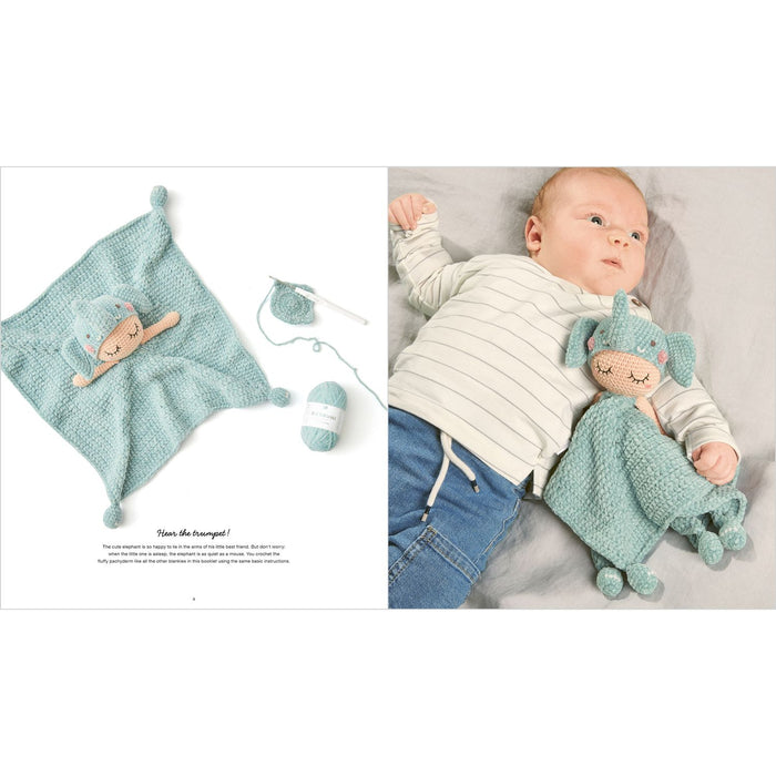 Rico Design The Lovely World of Ricorumi Nilli Nilli, Cotton Baby Blankies Crochet Book - 90102.01.00