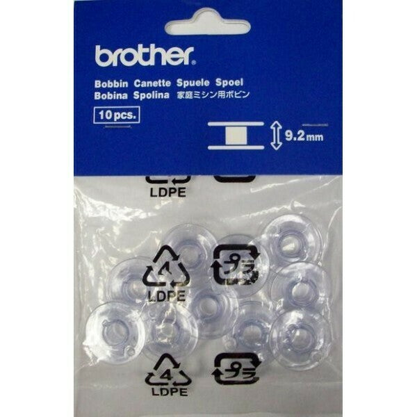 Brother Top Loading Bobbins 9.2mm Pack of 10 - XA3812-151