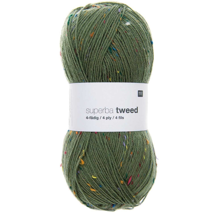Rico Design Superba Tweed 4 Ply Sock Yarn 100g - All Shades