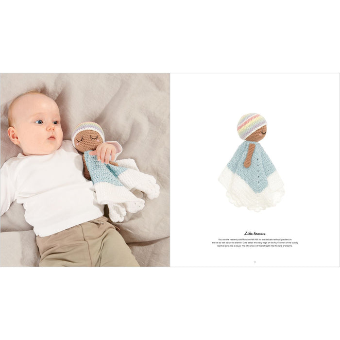 Rico Design The Lovely World of Ricorumi Nilli Nilli, Cotton Baby Blankies Crochet Book - 90102.01.00