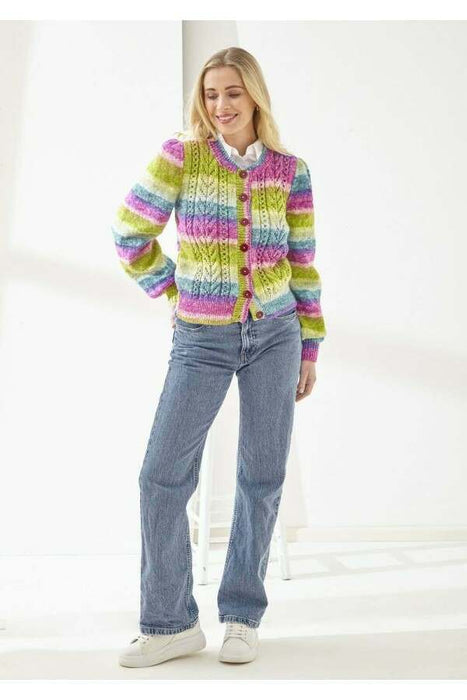 Knitting Pattern Ladies Cardigan and Sweater in King Cole Bramble DK 6511