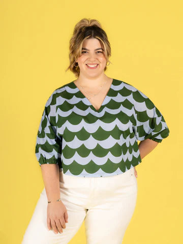 Tilly and The Buttons Printed Paper Pattern Samara Top 1049