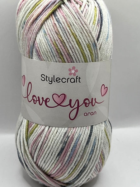 Stylecraft Love You Aran Yarn 100g - Tender 3774