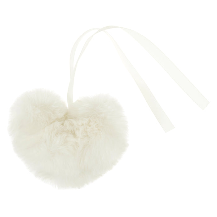 Trimits Heart Faux Fur Pom Pom 9cm - TTPOMH/09