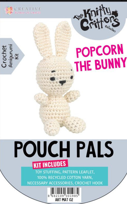 The Knitty Critters Collection Pouch Pals Crochet Amigurumi Kit