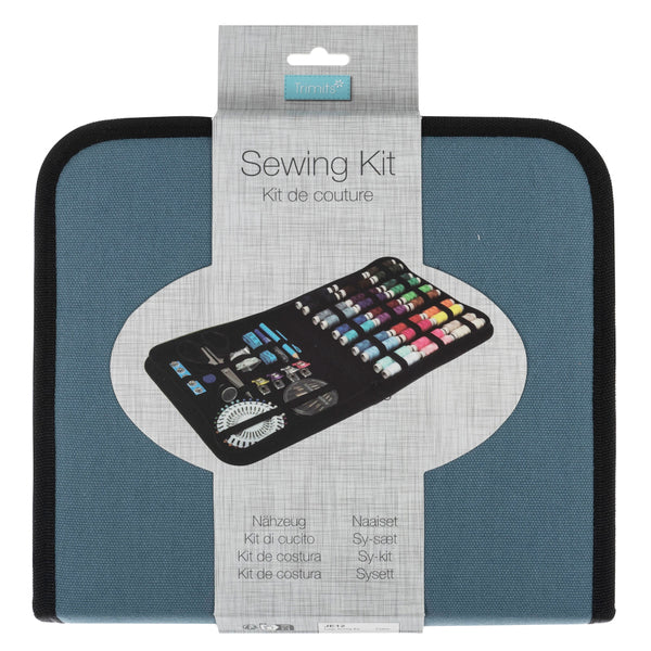 Hemline Premium Sewing Kit Large Blue - JE12