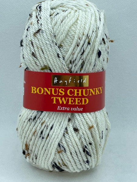 Hayfield Bonus Tweed Chunky Yarn 100g - Starling 102