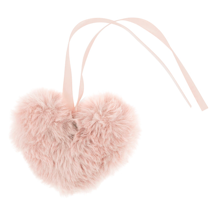Trimits Heart Faux Fur Pom Pom 9cm - TTPOMH/09