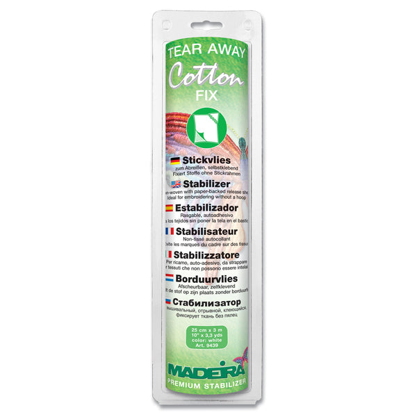 Madeira Tear Away Cotton Fix Stabiliser - 9439