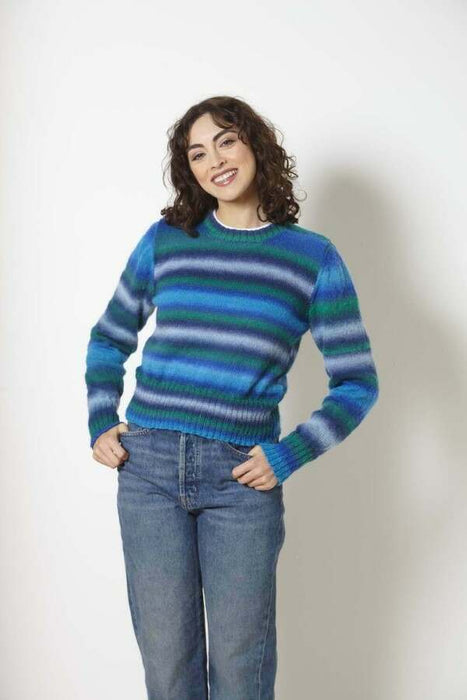 Knitting Pattern Sweater & Slipover in King Cole Rebel 4 Ply 6276