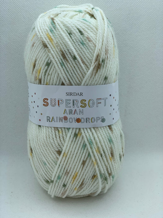 Sirdar Snuggly Supersoft Rainbow Drops Aran Baby Yarn 100g - After Eight 0854