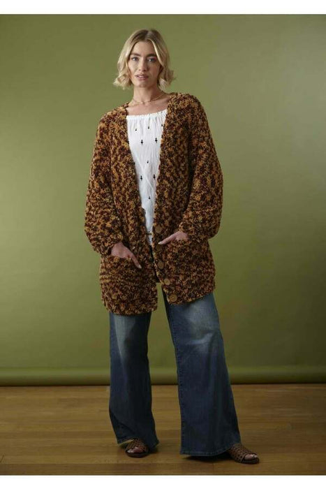 Knitting Pattern Sweater and Cardigan in King Cole Animal Kingdom 6553