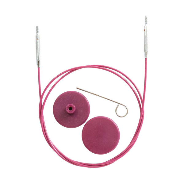 KnitPro Swivel Interchangeable Knitting Needle Cable 60cm 24: - KP10643