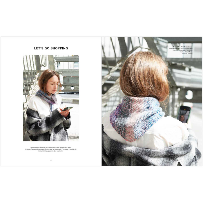 Rico Design Mini Shawl Special Knitting Book - 902021.01.00