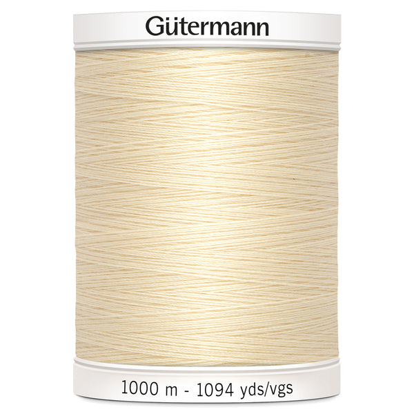 Gutermann Sew-All Thread 1000m Col Cream 414