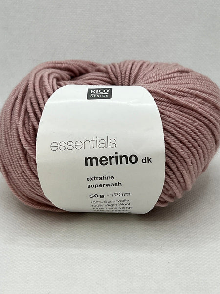 Rico Essentials Merino DK Yarn 50g - Pearl Pink 16
