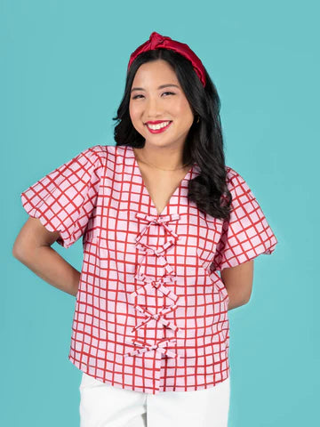 Tilly and The Buttons Printed Paper Pattern Nell Blouse & Dress 1045