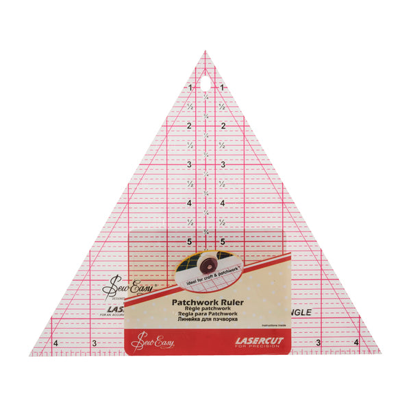 Sew Easy Quilting Multi Size Equilateral Triangle Template 8.00in x 9.25in - NL4174