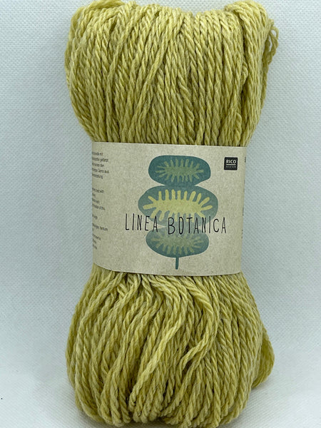 Rico Linea Botanica Aran Yarn 50g - Yellow 003 (Discontinued)