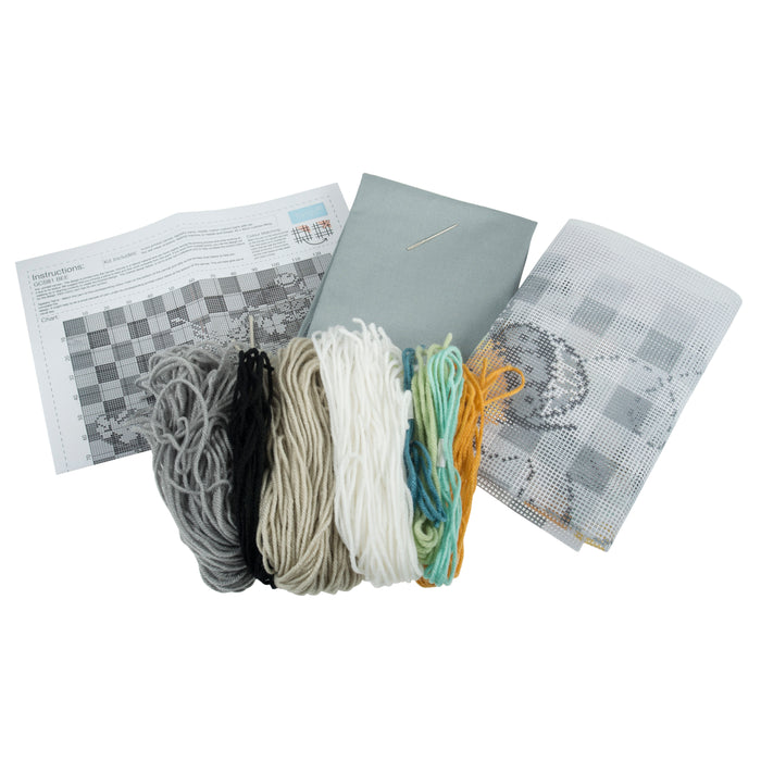 Trimits Half Stitch Tapestry Cushion Kit Bees - GCS81