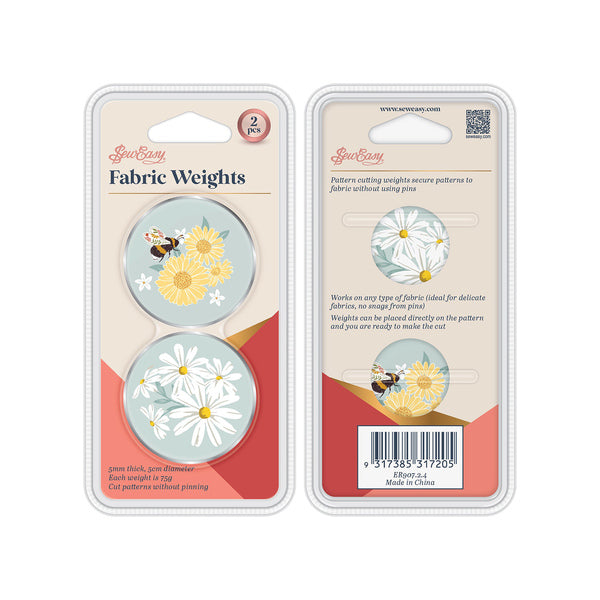 Fabric Weights Daisy Pack of 2 - ER907.2.4