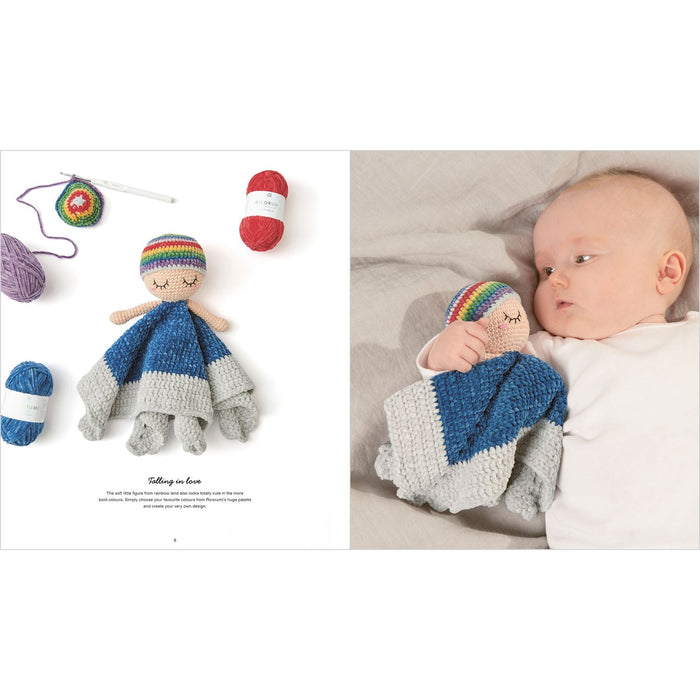 Rico Design The Lovely World of Ricorumi Nilli Nilli, Cotton Baby Blankies Crochet Book - 90102.01.00
