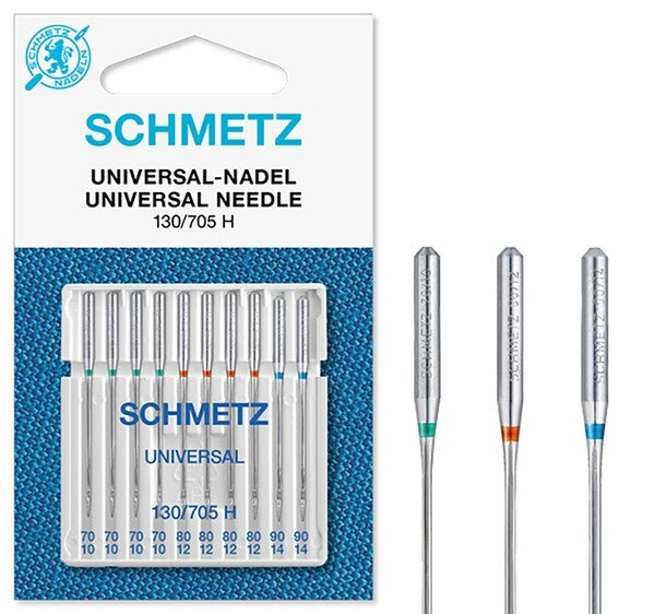 Schmetz Sewing Machine Needles Universal Medium Assorted - 10 Pieces