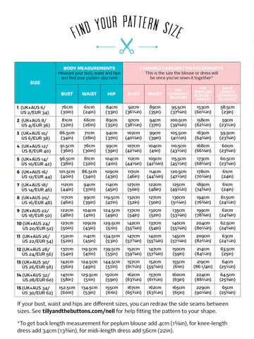 Tilly and The Buttons Printed Paper Pattern Nell Blouse & Dress 1045