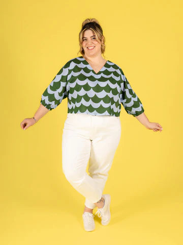 Tilly and The Buttons Printed Paper Pattern Samara Top 1049